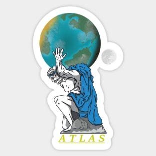Atlas (The Cursed Titan) Sticker